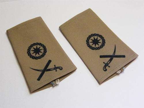 Pair of Transkei Army Major General Rank Eapaulettes - Printed - as per photo