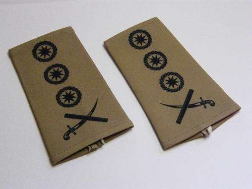 Pair of Transkei Defence Force General Rank Epaulettes - Printed - as per photo