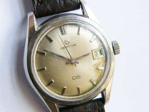 Vintage Certina DS Mens manual Wind Watch - movement 25-661 - working - as per photo