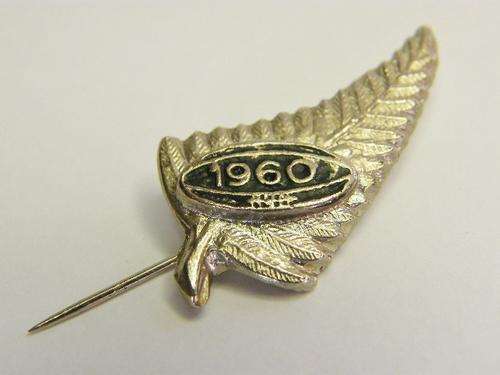 1960 New Zealand Rugby Tour Pin Badge - as per photo
