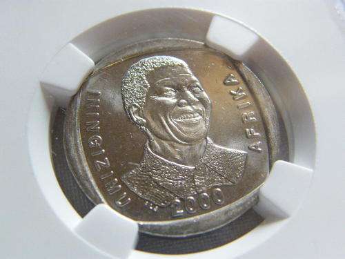 2000 RSA Mandela MS64 graded coin - as per photo