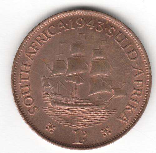 SAU Bronze 1943 Penny AU - as per photo