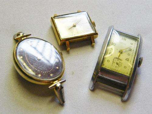 Lot of 3 mechanical watches for spares - not working - Cupillard Rieme, Pierpont, Union Special