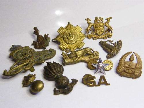 Lot of 11 SA Military badges - as per photo