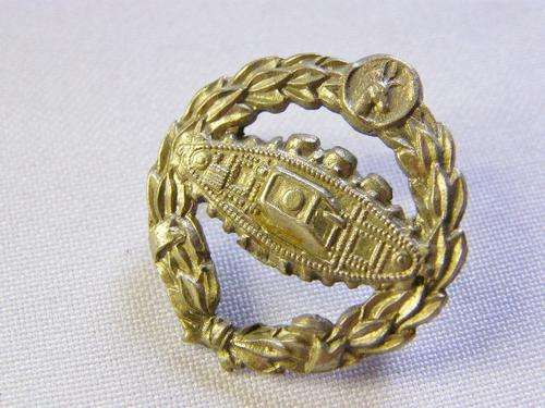 SA Tank Corps collar badge with both lugs - as per photo