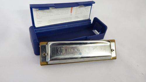 Hohner Blues harp - C key - in blue case - as per photo