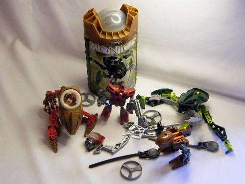 4 Lego Bionicles - as per photo