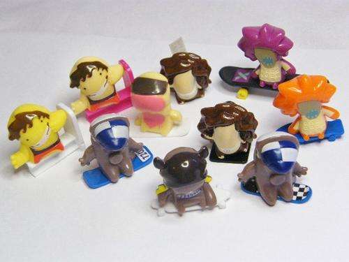 Crazy Bones Gogo's ABC series - lot of 10 - as per photo
