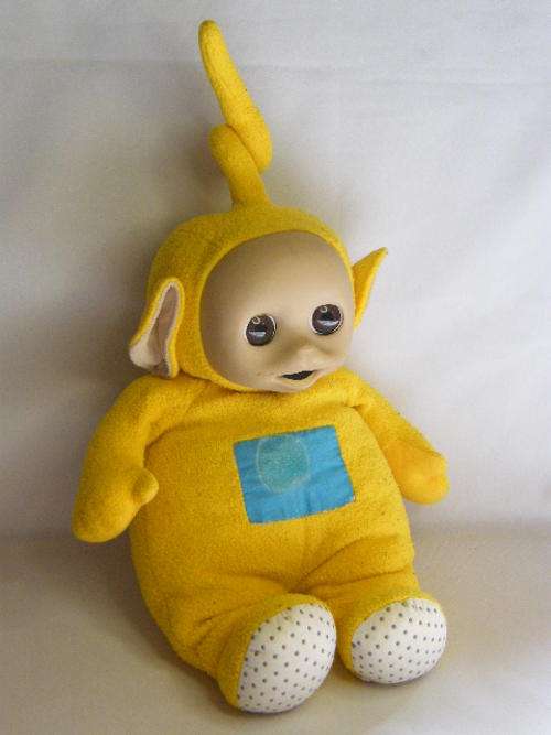 Vintage Teletubbies Lala doll - as per photo