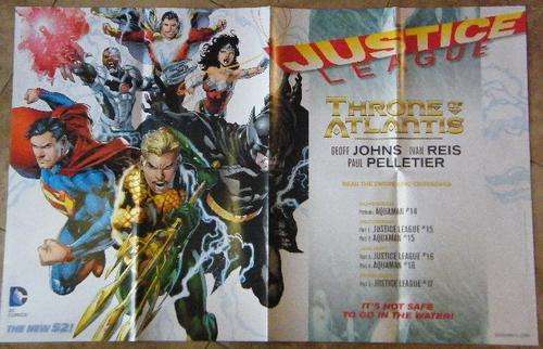 Justice League - The new 52 Throne of Atlantis poster -  84 cm x 56 cm - as per photo
