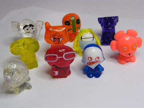 Crazy Bones Gogo's magic box - lot of 10 - as per photo