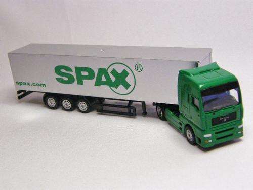 SPAX advertising model truck toy - as per photo