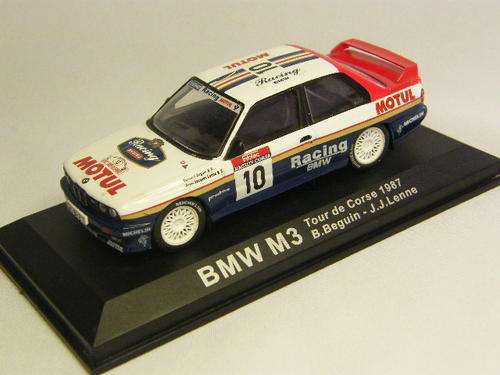 BMW M3 Tour de Corse 1987 Rally model car - as per photo