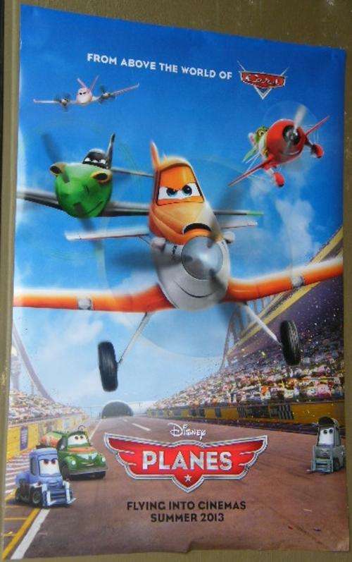 Planes animation movie poster - Disney - 68.5cm x 99.5cm - as per photo