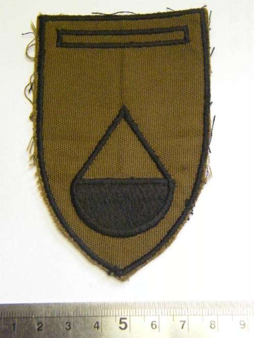 44 para Delta company cloth shoulder flash with no affiliation bar - as per photo