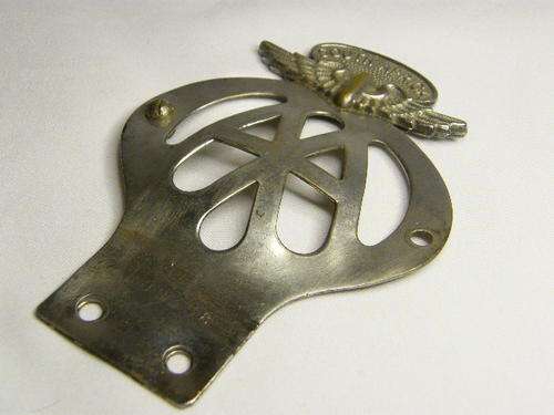 Very old AA motor badge - number B09358 - as per photo
