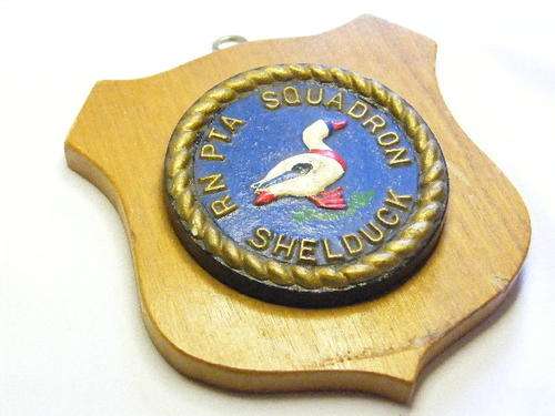 RN PTA Squadron Shelduck wall plaque - as per photo