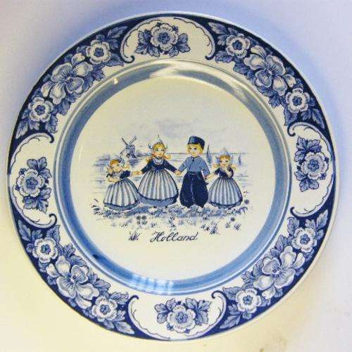 Delfts Blauw hand-painted wall hanging side plate - as per photo