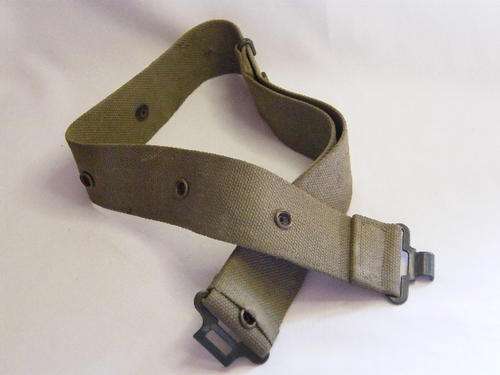 SA Army green webbing belt - max length 100cm - as per photo