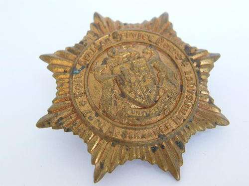 SA Service Corps Cap Badge - worn 1916 to 1922 - as per photo