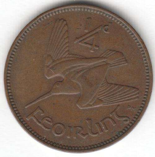 1932 Ireland 1/4 d farthing - low mintage - as per photo