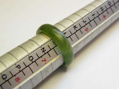 Antique Jade ring - size M - as per photo