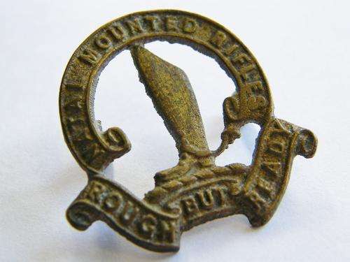 Natal Mounted Rifles collar badge - as per photo