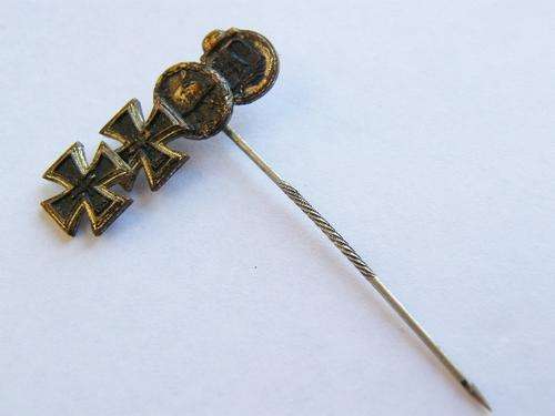 German WW2 miniatures on pin - original - made for post war use - as per photo