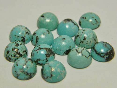 Lot of 13 Turquoise stones with total weight of 16.75 carat - as per photo