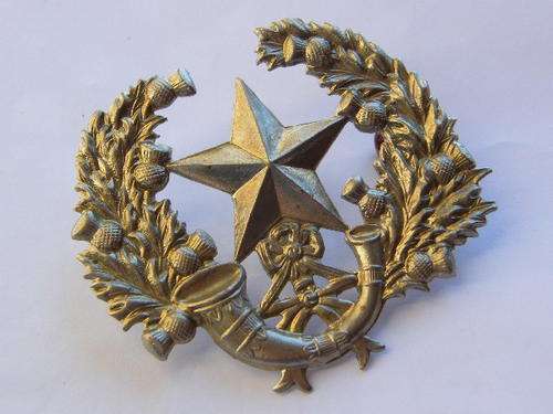 Cameronian highlanders light infantry cap badge - as per photo
