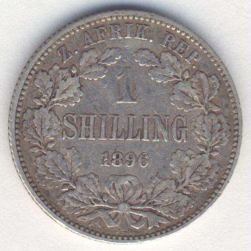 1896 ZAR Kruger Shilling - F+ - as per photo