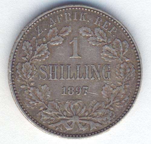 1897 ZAR Kruger shilling VF - as per photo
