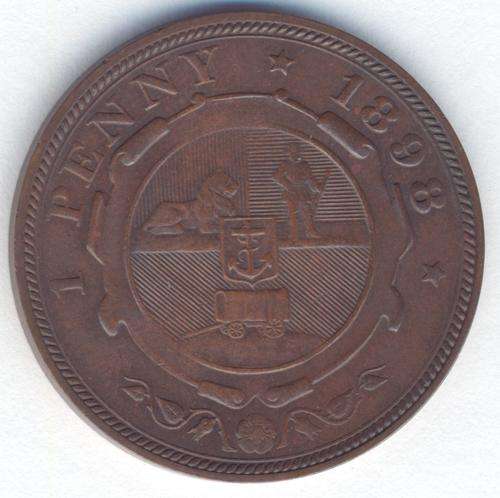 1898 ZAR Kruger penny AU - as per photo
