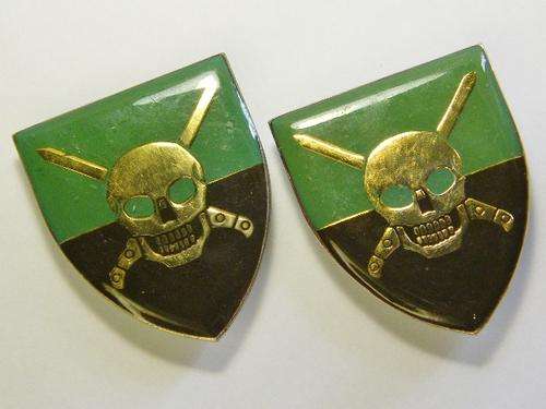 Pair of SA Cape Corps infantry shoulder flashes - as per photo