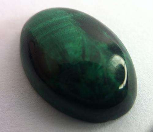 Malachite Cabochon of 6.4 carat + 8.5 carat - as per photo
