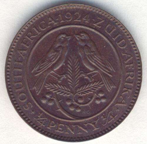 1924 SA Union farthing uncirculated - as per photo