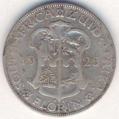1925 SA Union 2 shilling florin - RARE - as per photo