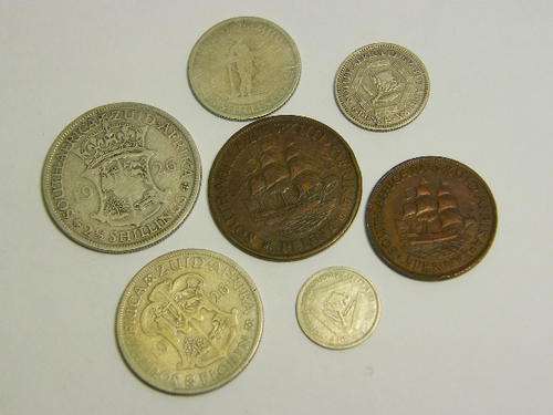 1926 SA Union set of coins - as per photo