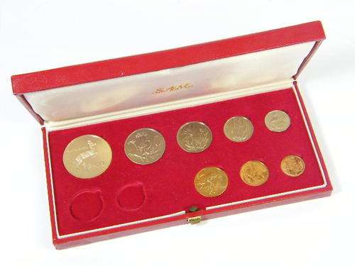 1980 RSA short proof set in long proof box - as per photo