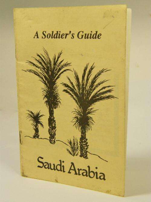 Saudi Arabia Soldier's guide from the Gulf war - as per photo