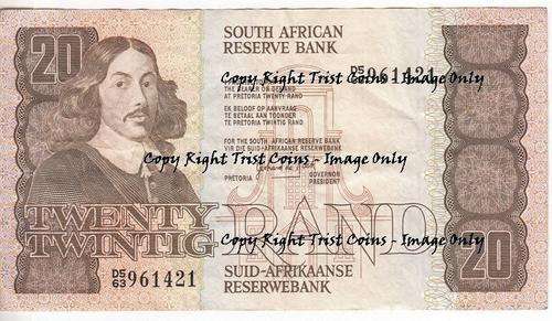 Lot of 10 old SA R20 notes - as per photo