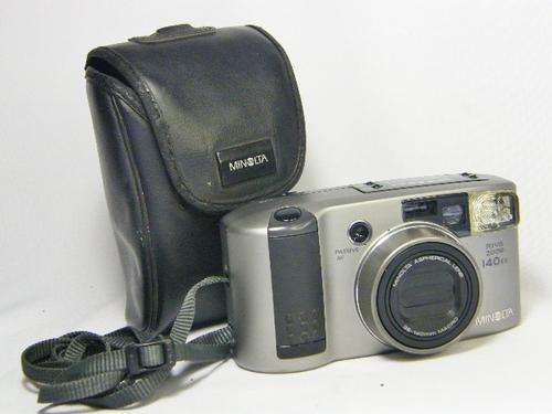 Minolta Riva zoom 35mm camera - not sure if working - as per photo