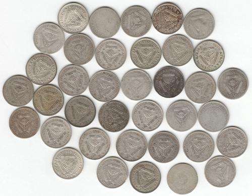SA Union - lot of tickeys 1923 - 1959 ( no 1931 ) - as per photo