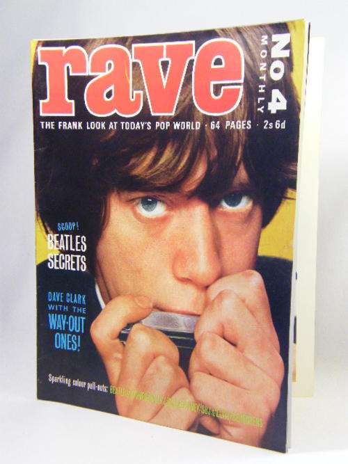 Rave magazine no 4 featuring Mick Jagger on the cover - as per photo