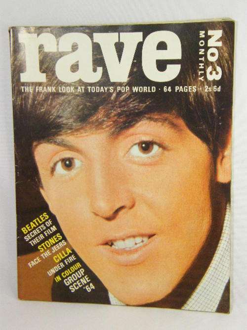Rave magazine no 3 featuring Paul McCarthy on the cover - as per photo