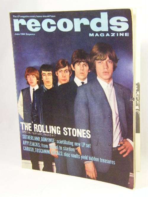 Records magazine June 1964 with Rolling Stones special - as per photo
