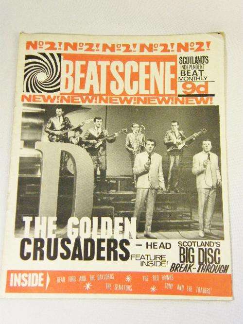 Scottish Beatscene no 2 magazine - may 1964 - The Golden crusaders  - FINAL CLEARANCE SALE