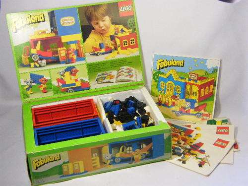Lego Fabuland no 344 service station set - vintage - as per photo
