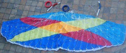 2.8m x 0.9m Dual line power kite in excellent condition - as per photo