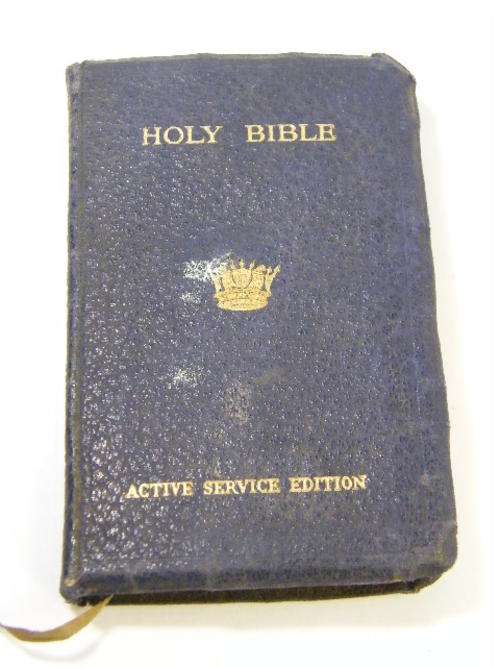 WW2 period Bible - Naval & military Bible Society - as per photo
